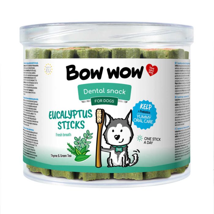 Bow wow Dental Eucalyptus Sticks ласощі для собак (яловичина) 30 шт.