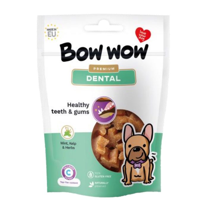 Bow wow Dental Snacks Healthy Teeth & Gums лакомство для собак (говядина) 60 г
