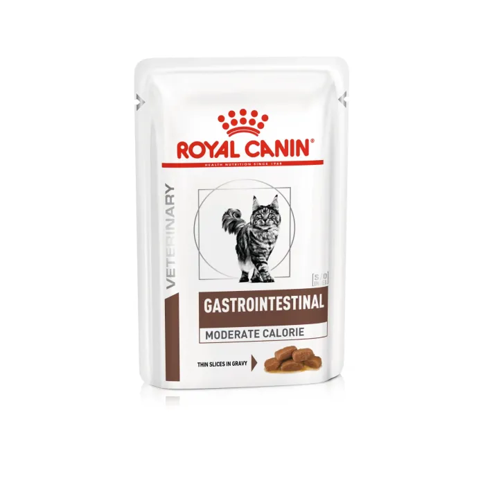 Royal Canin GASTRO-INTESTINAL MODERATE CALORIE CAT Pouches влажный корм для кошек (птица) 0.085 кг