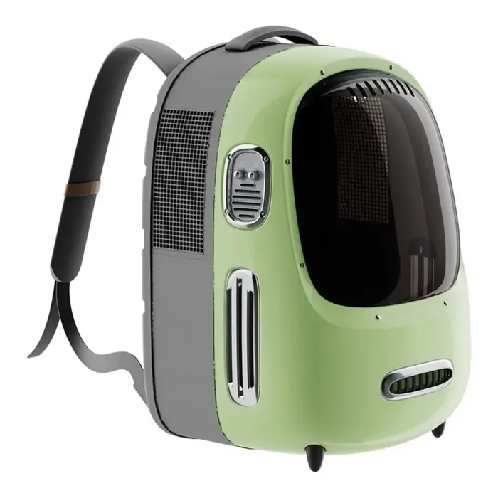 Petkit Breezy 2 Smart Cat Carrier Green P7704 умный рюкзак-переноска с вентиляцией и подсветкой, Green (P7704)