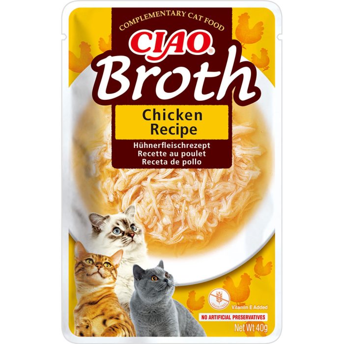 INABA CIAO Broth Chicken Recipe суп для кошек (курица) 40 г