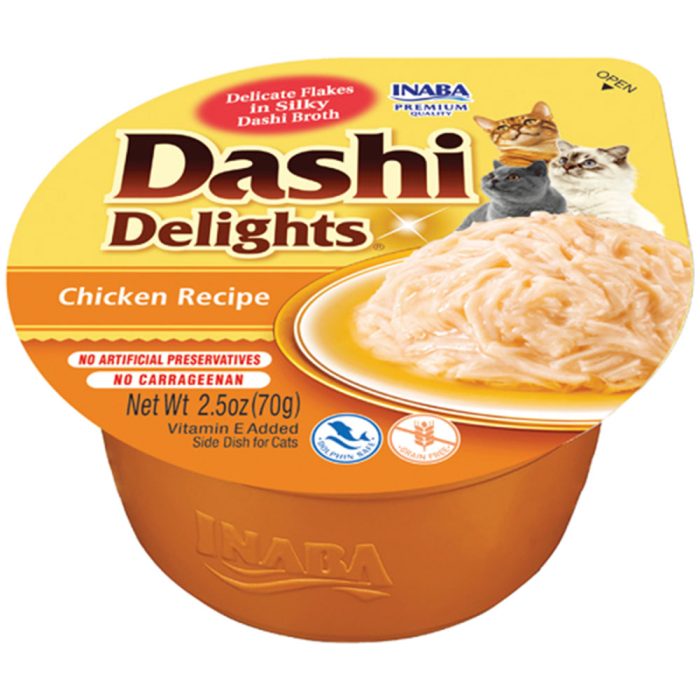 INABA DASHI Delights Chicken Recipe шматочки в бульйоні для котів (курка) 70 г