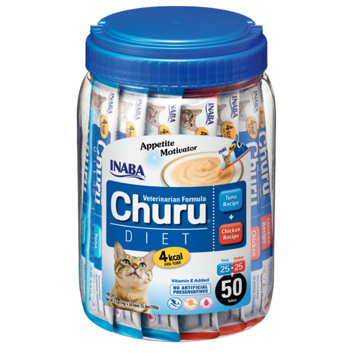 INABA Churu Diet Chicken with Tuna крем-лакомство для кошек (курица, тунец) 700 г