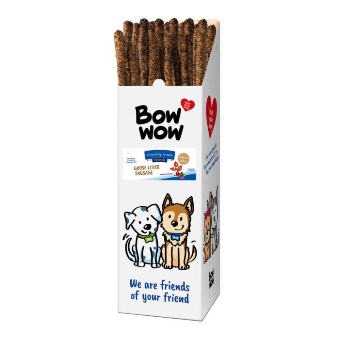 Bow wow Sausages Goose Liver Display лакомство для собак (печень) 72 шт.