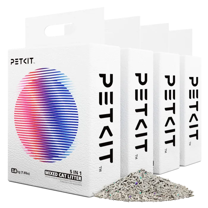 Petkit 5-in-1 Mixed Composite Cat Litter PKCL04 змішаний грудкувальний наповнювач 5-в-1, 3.6 кг (7 л)
