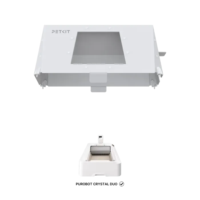 Petkit Front-Entry Hood for Purobot Crystal Duo P99051 захисна кришка з переднім входом для смарт-лотка, P99051