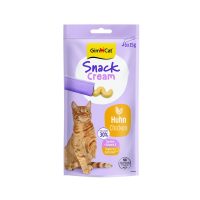 Gimpet GimCat Snack Cream жидкие лакомства для кошек с курицей, 6х15 г