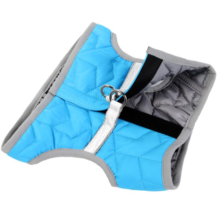 Collar AiryVest ONE мягкая шлея для собак, размер XS1, голубая