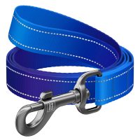 WAUDOG Nylon поводок для собак, размер S (15 мм х 200 см), синий
