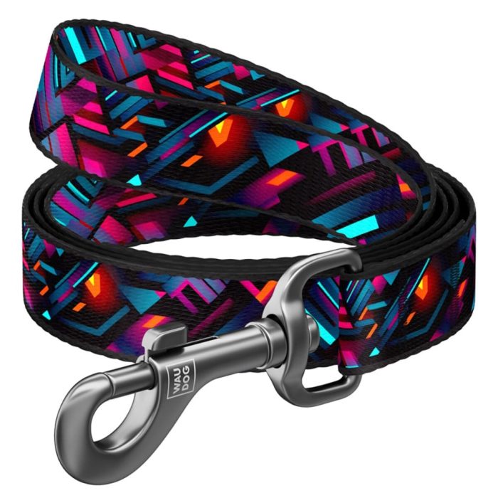 WAUDOG Nylon повідець для собак, розмір S (15 мм х 200 см), "Нескінченні світи"