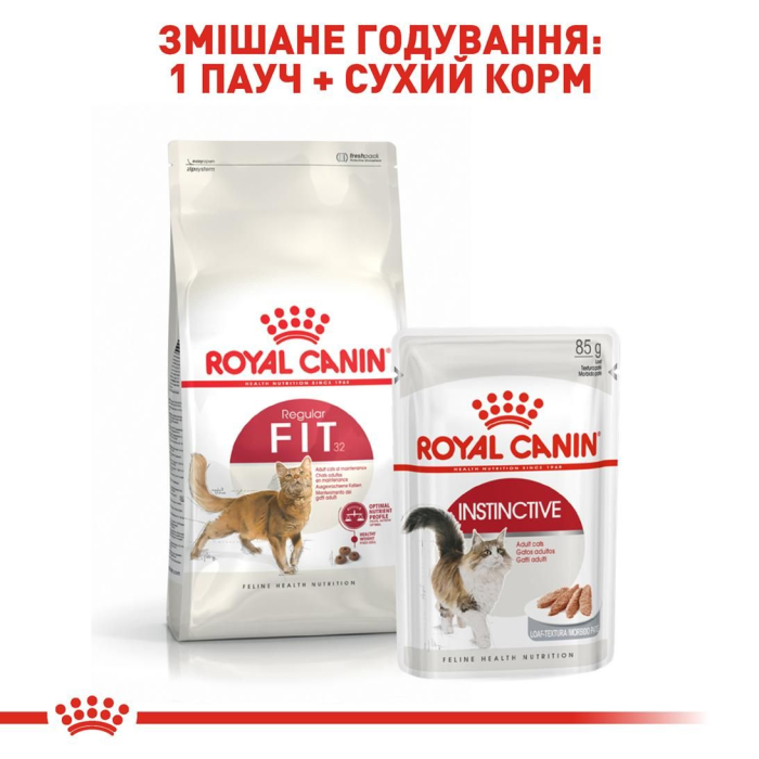 Royal Canin FIT сухой корм для кошек (птица) 10 кг