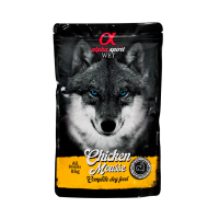 Влажный корм Alpha Spirit MOUSSE, для взрослых собак, курица, мусс, 85 г