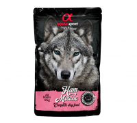 Влажный корм Alpha Spirit MOUSSE, для взрослых собак, ветчина, мусс, 8..