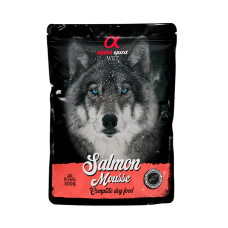 Влажный корм Alpha Spirit MOUSSE, для взрослых собак, лосось, мусс, 300 г