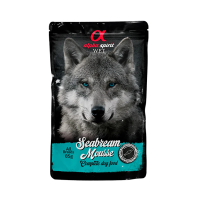 Влажный корм Alpha Spirit MOUSSE, для взрослых собак, дорада, мусс, 85 г