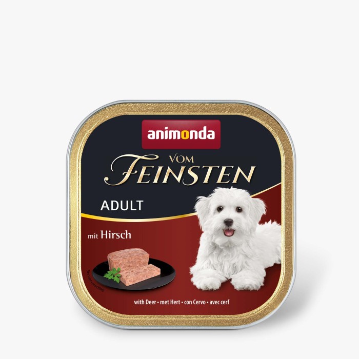 Вологий корм Animonda Vom Feinsten Adult with Deer з олениною для собак, 150 г