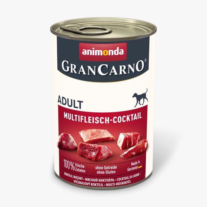 Влажный корм Animonda GranCarno Adult Multi Meat Cocktail мультимясной коктейль для собак, 800 г