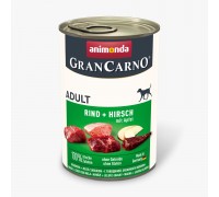 Вологий корм Animonda GranCarno Adult Beef + Deer with Apple з яловичи..