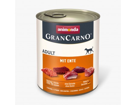 Влажный корм Animonda Gran Carno Adult with Duck с уткой для собак, 800 г