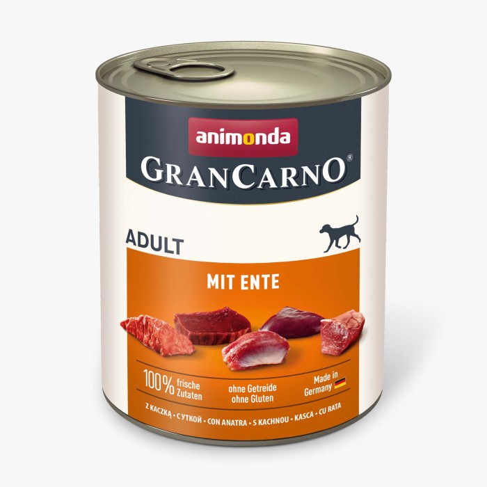 Влажный корм Animonda Gran Carno Adult with Duck с уткой для собак, 800 г