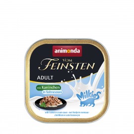 Влажный корм Animonda Vom Feinsten Adult with rabbit in cream sauce с кроликом в сливочном соусе для кошек, 100 г