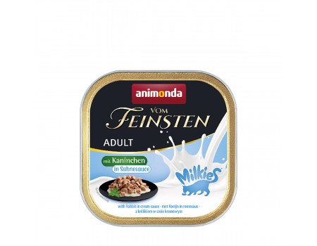Вологий корм Animonda Vom Feinsten Adult with rabbit in cream sauce з кроликом в вершковому соусі для котів, 100 г