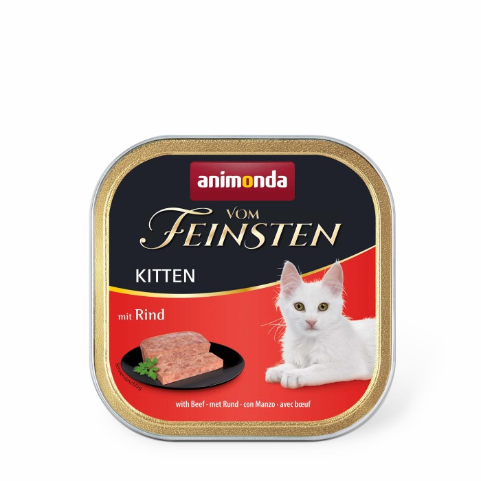 Вологий корм для кошенят Animonda Vom Feinsten, з яловичиною, 100 г