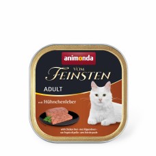 Влажный корм для кошек Animonda Vom Feinsten, с куриной печенью, 100 г