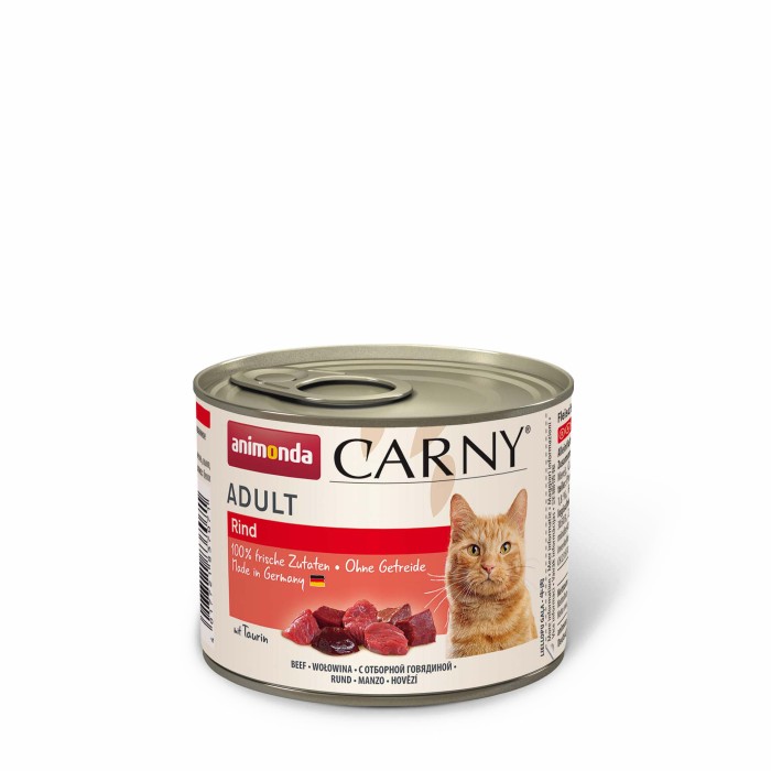 Вологий корм Animonda Carny Adult Beef з яловичиною для котів, 200 г