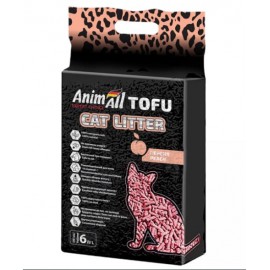 Наповнювач AnimAll ТОФФУ з ароматом персика 2,6 кг/6 літрів..