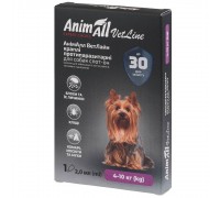 Капли AnimAll VetLine Spot-On от блох и клещей для собак (4-10 кг), 2 ..