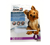 Краплі AnimAll VetLine Spot-On від бліх і кліщів для собак (4-10 кг), ..