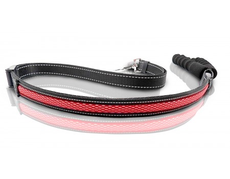 AnimAll поводок регулируемый для собак LED, красный (с подзарядкой USB), L2.5м/120-150см