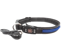 AnimAll ошейник для собак LED, синий (с подзарядкой USB), L, L2.5м/50-..