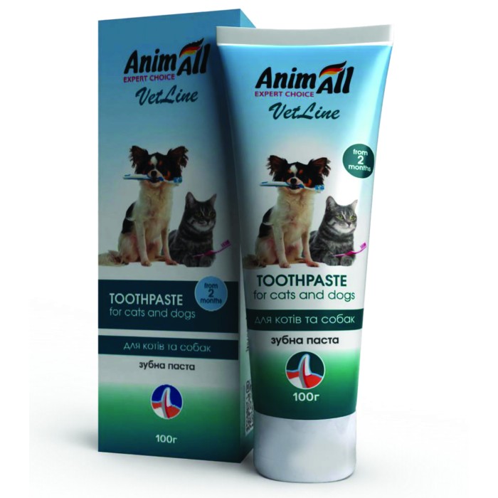 Зубна паста Animall для котів та собак 100г
