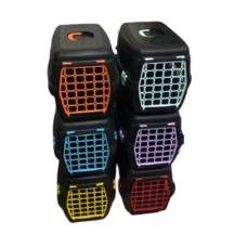 Переноска для котів та собак Animall чорна з кольоровими дверцятами CNR-102B (48,5х32,5х32,5)
