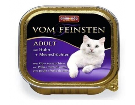 Корм консервований Анімонда Вом Фенштейн консерви для котів Курка та морепродукти 100 г
