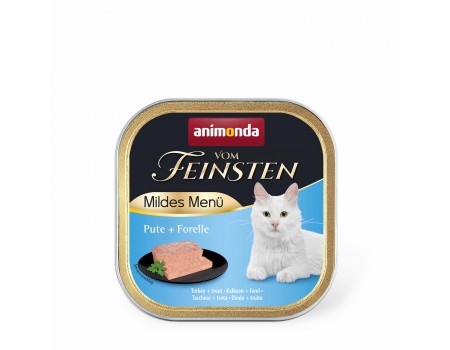 Вологий корм Animonda Vom Feinsten Adult Turkey + Trout з індичкою та фореллю для котів, 100 г