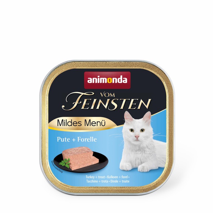 Влажный корм Animonda Vom Feinsten Adult Turkey + Trout с индейкой и форелью для кошек, 100 г