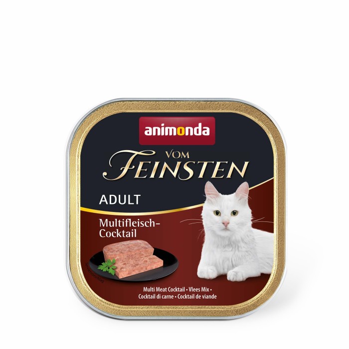 Вологий корм Animonda Vom Feinsten Adult Multi Meat Cocktail мультим'ясний коктейль для котів, 100 г