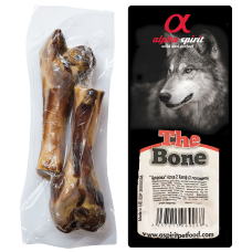 Жевательная кость половинка Alpha Spirit Ham Bone Two Half для взрослых собак средних и крупных, 15 см