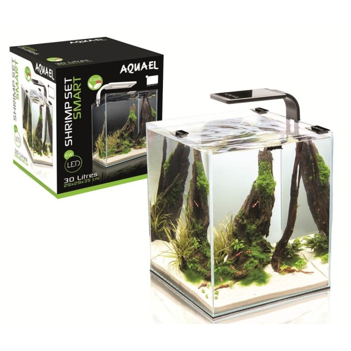 Аквариум AQUA EL для креветки SMART 10L черный
