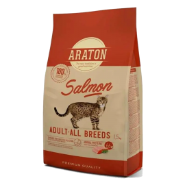 ARATON SALMON Adult All Breeds Сухий корм для дорослих кішок з лососем..