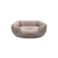 Лежак Pet Fashion BRIG для собак искусственный мех, мебельная ткань 58х48х20 см