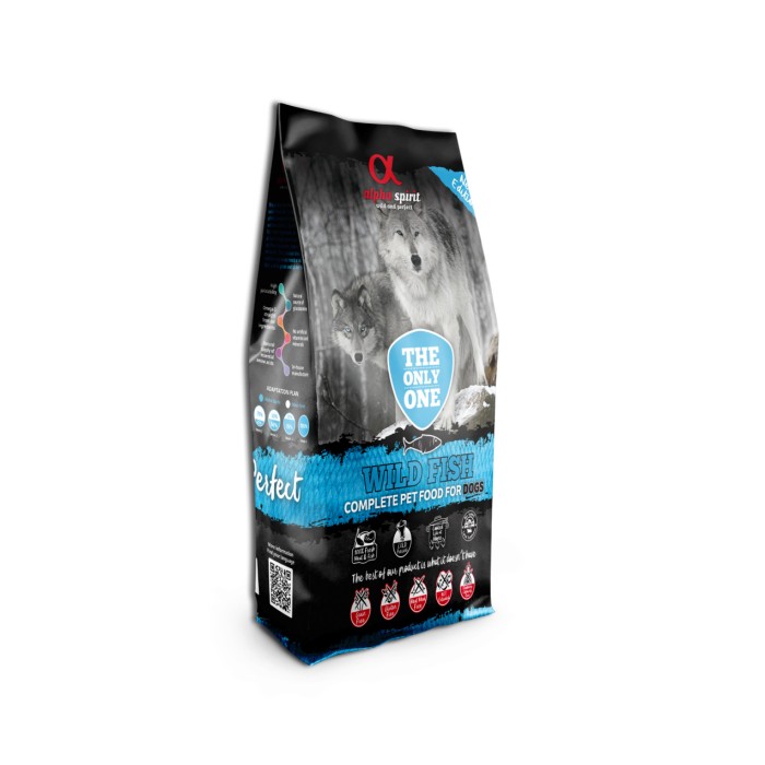 Сухий корм Alpha Spirit THE ONLY ONE DOG FOOD WILD FISH, для собак, риба, 12 кг