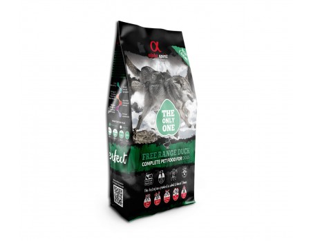 Сухой корм Alpha Spirit THE ONLY ONE DOG FOOD DUCK, для собак, утка, 12 кг