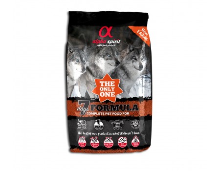 Сухой корм Alpha Spirit THE ONLY ONE DOG FOOD 7 DAYS, для собак, 3 кг