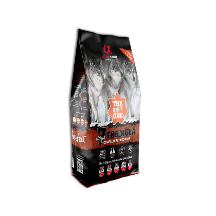 Сухий корм Alpha Spirit THE ONLY ONE DOG FOOD 7 DAYS, для собак, 12 кг