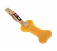 Игрушка для собак Резиновая кость мала GiGwi Gum Gum, экорезина, текст..