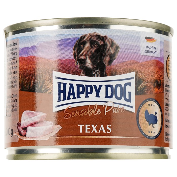 Консерва Happy Dog 200g Sens Truthahn Pur DS